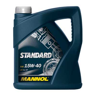 Масло мот. мин. MANNOL Standart 15W/40 (4л.) SL/CF