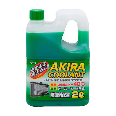 Антифриз внесезонный Akira Coolant -40 зеленый 2л