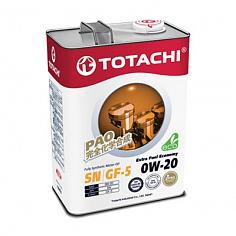Масло моторное синт.TOTACHI Extra Fuel Fully Synthetic SN SAE 0W20 4л