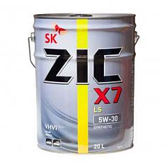 Масло моторное синт. ZIC X7 LS SAE 5W30 20л