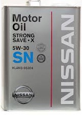 Масло моторное Nissan Strong Save X SAE 5W30 4л.
