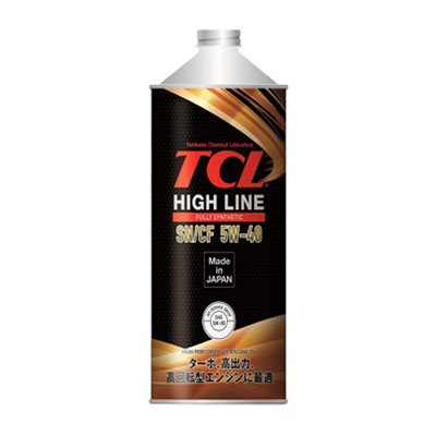 Масло моторное синт. TCL High Line, Fully Synth, SN/CF, SAE 5W40, 1л