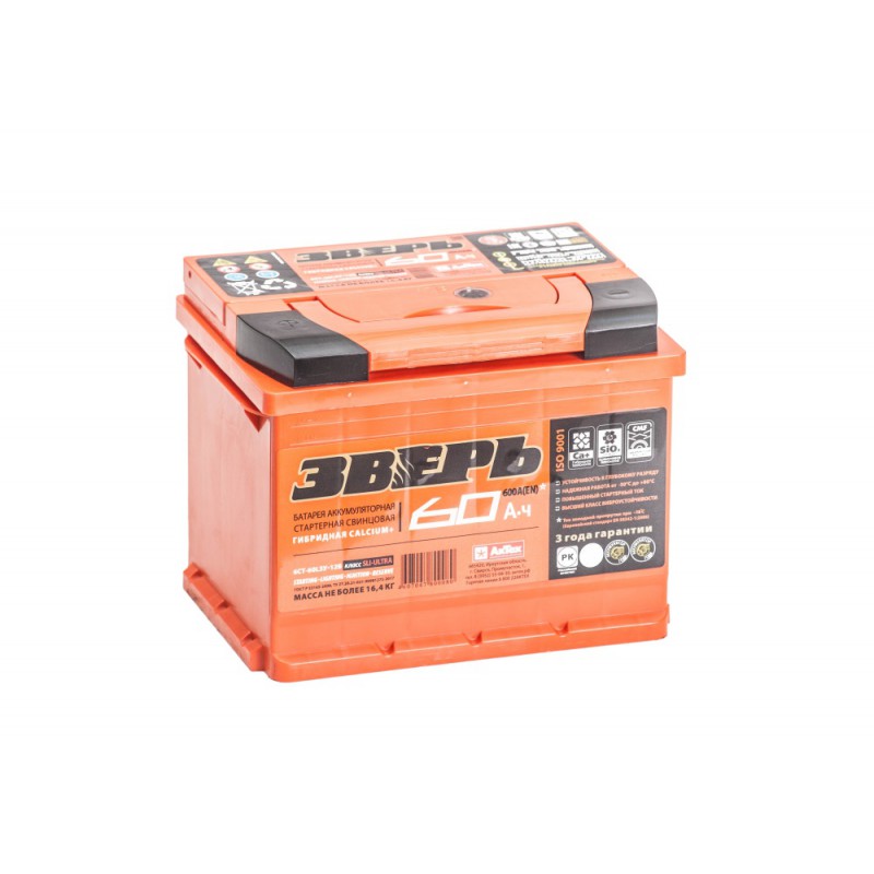 АКБ Зверь 60 А/ч L