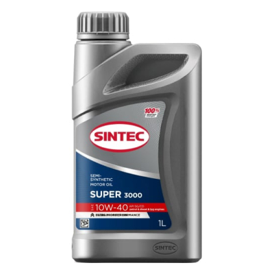 Масло моторное п/с. SINTEC Super 3000 10W40 SG/CD 1л.