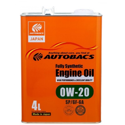 Масло моторное Autobacs Engine Oil FS 0W20 SP/GF-6A, 4л