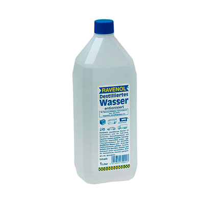 Дистиллированная вода RAVENOL destilliertes Wasser (1л)