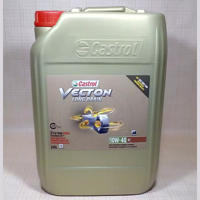 Castrol Vecton Long Drain 10W-40  E7 моторное масло,  20 л