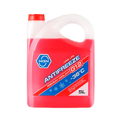 Антифриз, готовый раствор G12 -36 красный 5л