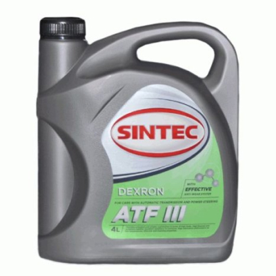 Жидкость для АКПП SINTEC ATF D-III 4л.