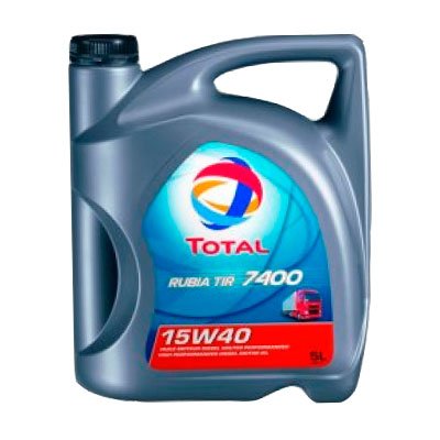 Total Rubia TIR 7400 15W40 мин.  5л 148585 (3шт/уп) (аналог Shell Rimula R4 X 15W40)