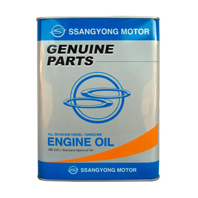 Моторное масло SSANGYONG All Seasons Diesel/Gasoline Engine Oil MB229.1 SAE 10W-40 (4л)