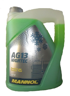 Антифриз Mannol AG13 зелёный готовый 5 л.