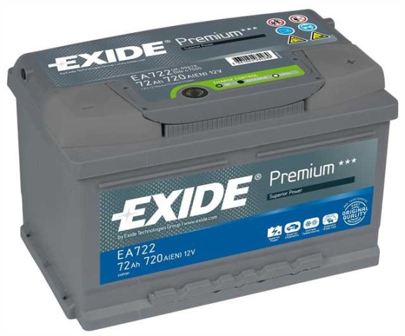 АКБ Exide-72L Premium EA722