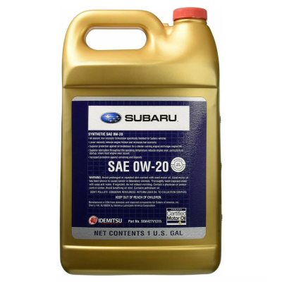Масло моторное синт. Subaru SAE 0W20 3.780л
