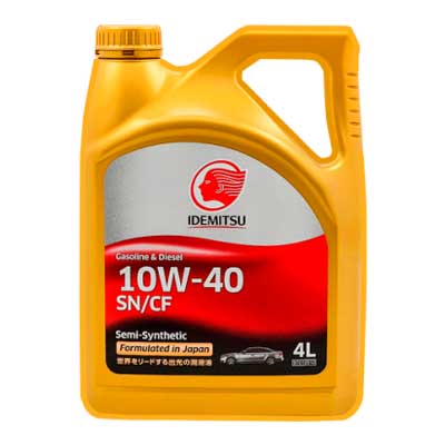 Масло моторное п/с.IDEMITSU SN/CF SAE 10W40 4л