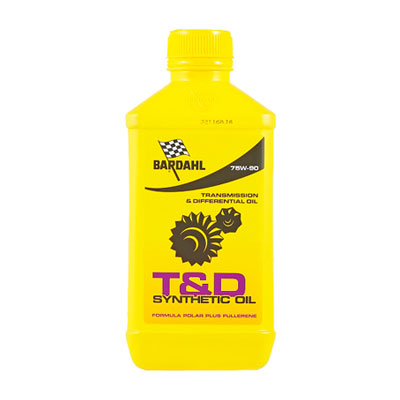 BARDAHL 75W90 GL4/5 T&D OIL 1L (синт. трансмисионное масло)
