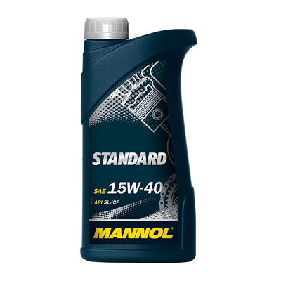 Масло мот. мин. MANNOL Standart 15W/40 (1л.) SL/CF