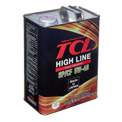 Масло моторное синт. TCL High Line SAE 5w40 4л