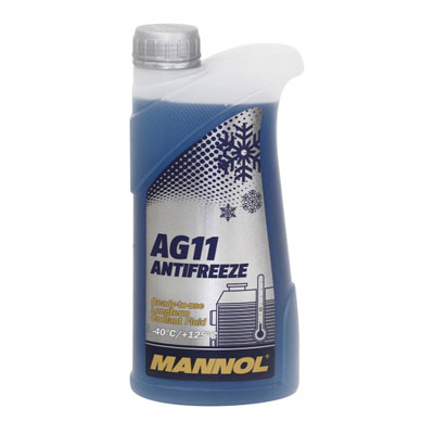 Антифриз  голубой AG11 (-40*С) Longterm (1л) MANNOL
