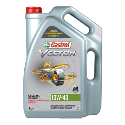 Castrol Vecton 10W-40 E4/E7 моторное масло,  7 л