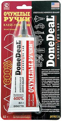 Клей-герметик эластичный "Очумелые ручки",82г.