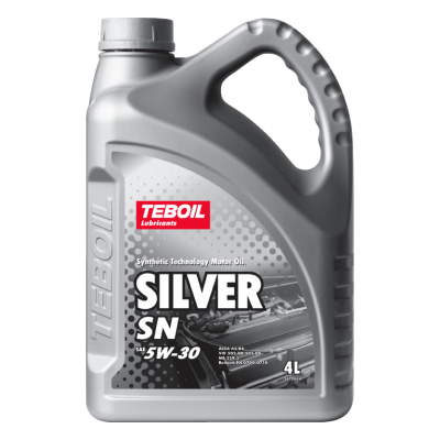 Масло моторное п/с.Teboil Silver SAE 5W30 4л.