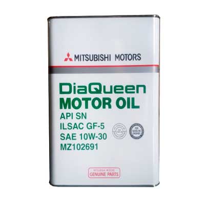 Масло моторное п/с.Mitsubishi DiaQueen SN/GF SAE 10W30 4л