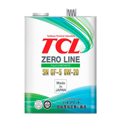 Масло моторное синт. TCL Zero Line Fully Synth, Fuel Economy, SP/GF-6, SAE 0w20 4л