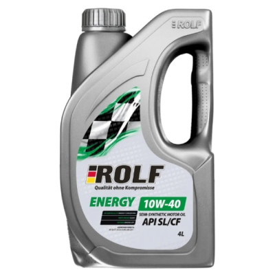Масло моторное п/c. ROLF Energy SL/CF  SAE 10W40 4л пластик