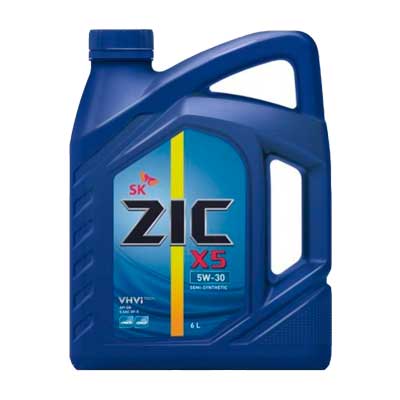 ZIC X5  5W30 полусинт. GM dexos 1, API SN 6 л