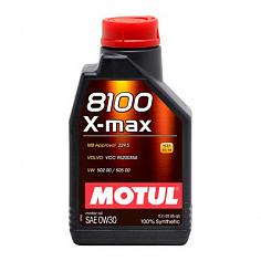 Масло моторное синт.Motul Авто 8100 X-max SAE 0W30 1л.