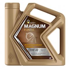 Масло моторное синт.Роснефть Magnum RUNTEC SAE 10W40 4л.