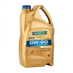 Моторное масло RAVENOL EFS EcoFullSynth SAE 0W-20 ( 4л) new