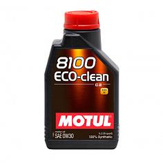 Масло моторное синт.Motul Авто 8100 Eco CLean SAE 0W30 1л