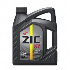 Масло моторное синт. ZIC X7 LS SAE 10W30 4л.