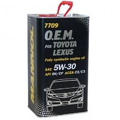 Масло моторное синт. Mannol O.E.M. Toyota Lexus 7709 SM/CF SAE 5W30 4л