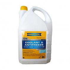 Антифриз готовый к прим. жёлтый RAVENOL TTC COLD CLIMATE -60C ( 5л)