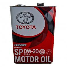 Масло моторное синт. Toyota SP SAE 0W20 4л (заменен на 08880-12205)