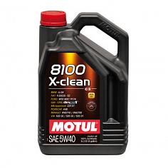 Масло моторное синт.Motul Авто 8100 X-СLean С3 SAE 5W40 5л.