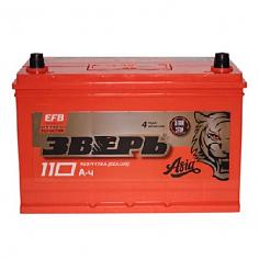 АККУМУЛЯТОРНАЯ БАТАРЕЯ 110 Ач ЗВЕРЬ АЗИЯ EFB (125D31L) О/П