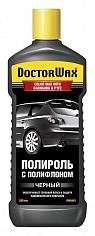 Полироль с тефлоном черная  Doctor Wax,300мл.
