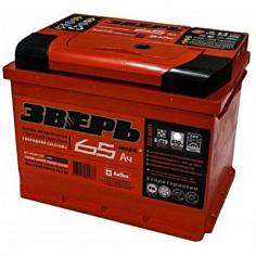 АККУМУЛЯТОРНАЯ БАТАРЕЯ 65 Ач ЗВЕРЬ о/п (640А д*ш*в 24,2*17,5*19 см)