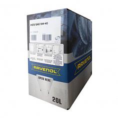 Моторное масло RAVENOL HCS SAE 5W-40 (20л) ecobox