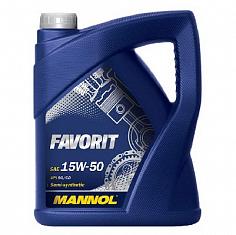 Масло моторное п/с. Mannol Favorit SAE 15W50 5л.