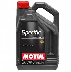 Масло моторное синт.Motul Авто Specific 505.01 SAE 5W40 5л