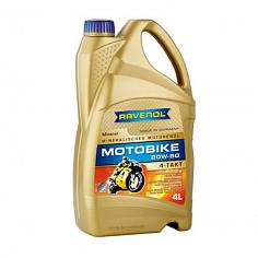 Моторное масло RAVENOL Motobike 4-T Mineral 20W-50 (4л) new