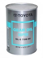 Масло трансмиссионное TOYOTA Gear oil super SAE 75W90 Gl5 1л.