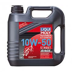 Масло моторное синт. 4Т для мототехники Liqui Moly Racing Synth 4T SAE 10W50 4л