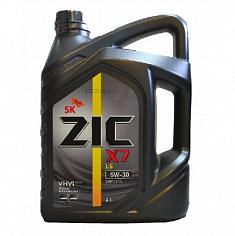Масло моторное синт. ZIC X7 LS SAE 5W30 4л.