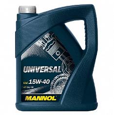 Масло моторное мин. Mannol Universal SAE 15W40 5л.